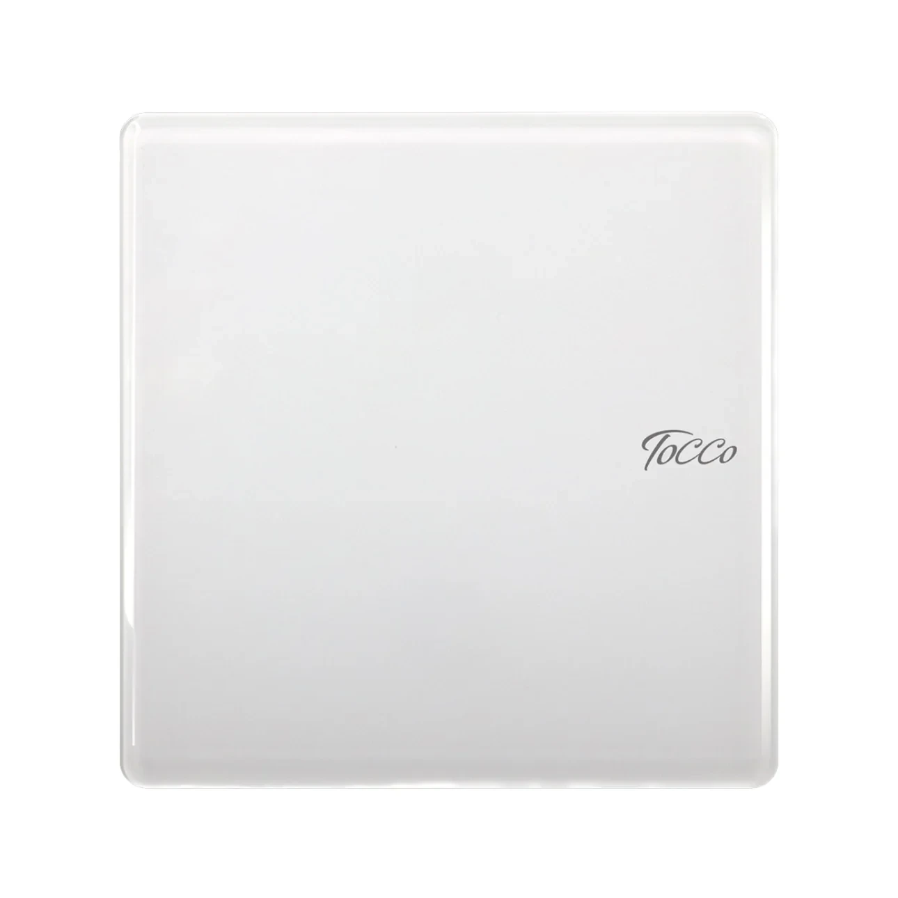 Tocco France 1 Gang 1 Way Luxury Glass Panel Switch