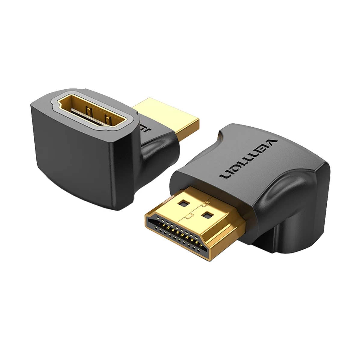 Vention AINB0 HDMI Male to Female Black Converter