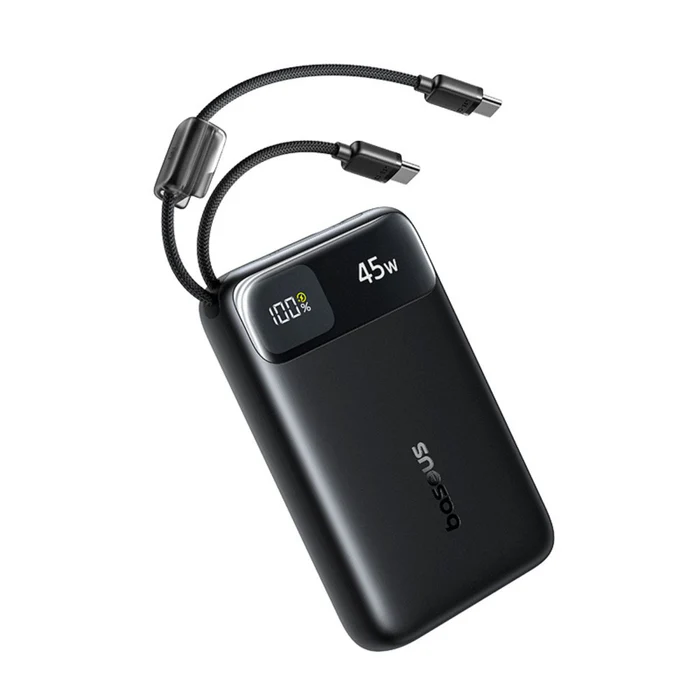 Power Bank 20000mAh Enerfill FC11 Built-in Dual Channel Cable Type-c