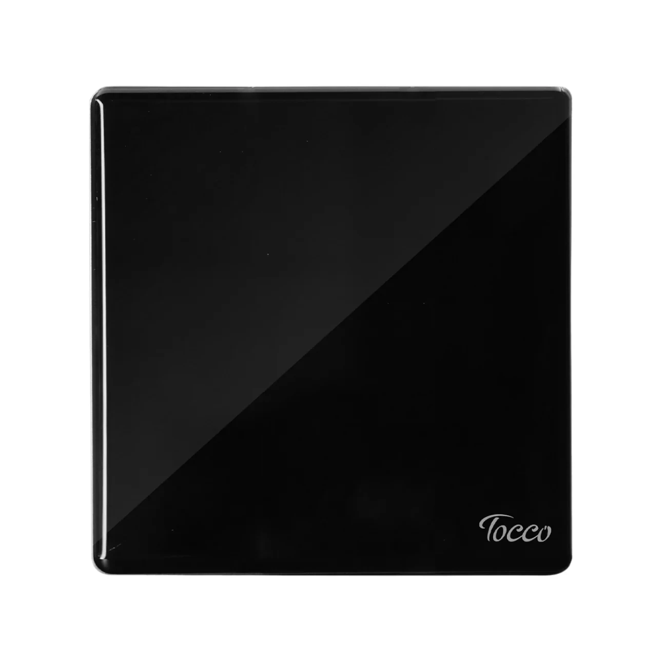Tocco France 1 Gang 1 Way Luxury Glass Panel Switch