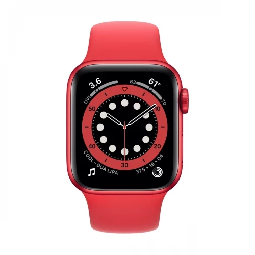 Apple Watch Series 6 32GB Red Aluminum Case with Red Sport Band