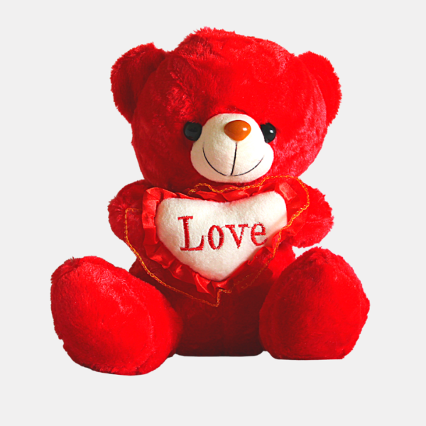 Red Teddy Bear with heart Soft Toy
