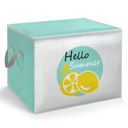 Plaid Lemon - Moisture-Proof Cotton Quilt Storage Bag