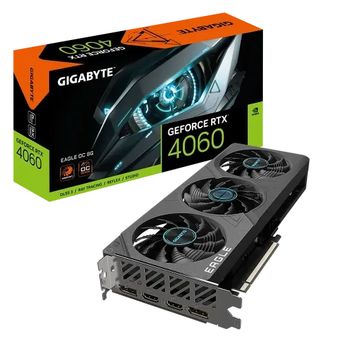 GIGABYTE GeForce RTX 4060 EAGLE OC 8G GDDR6 Graphics Card
